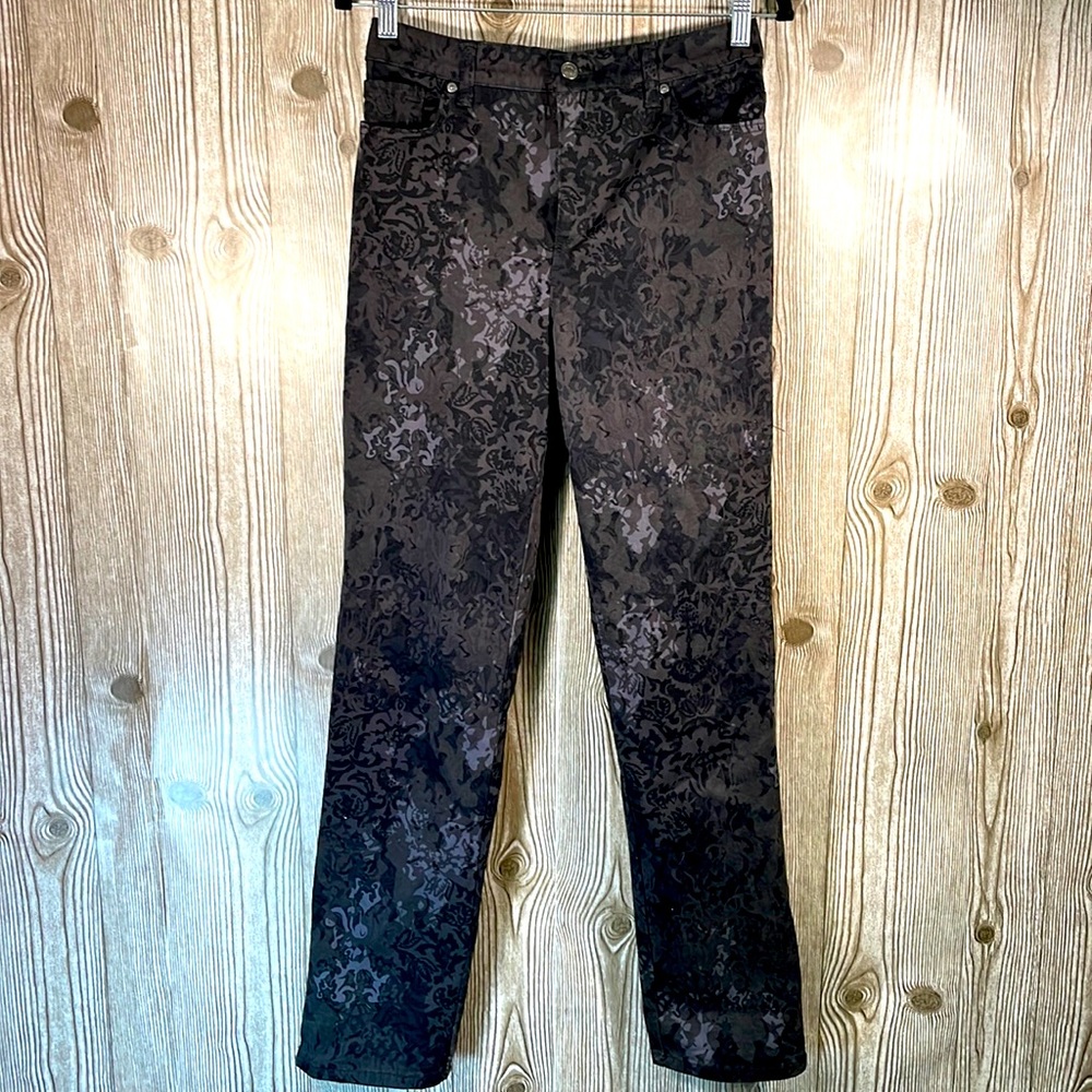 Gloria Vanderbilt Damask Amanda Jeans Sz 6